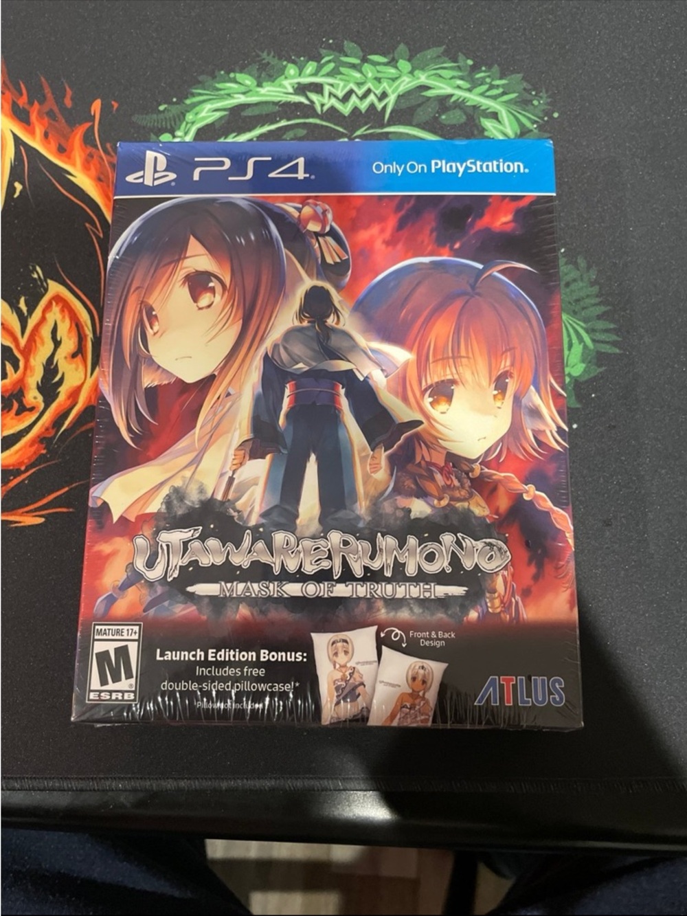Utawarerumono: Mask of Truth PS4 Game - Red & Orange Cover Art*Sealed*